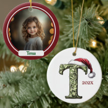 T Monogram Kerstbal