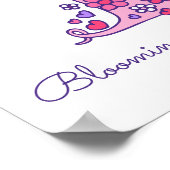 T monogramme art affiche du prénom Thalia pour fil (Coin)