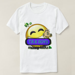 T.R.K MONEY TALKS TSHIRT VISAGE Souriant