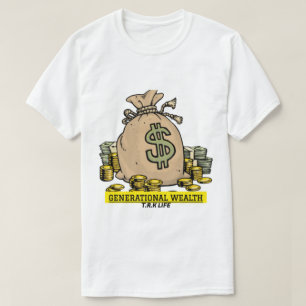 T.R.K RICHESSE GÉNÉRATIONNELLE ARGENT T-SHIRTS