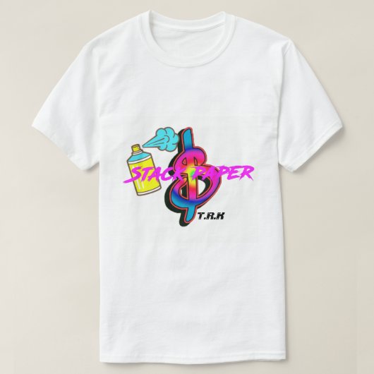 T.R.K STACK PAPER DOLLA SIGN TSHIRT (Design devant)
