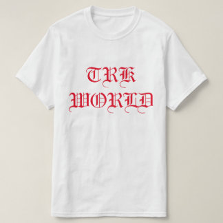T.R.K WORLD-TEXTONTWERP T-SHIRT