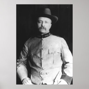 T.R. tijdens zijn militaire dienst Poster