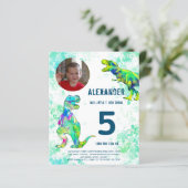 T-Rex 5e verjaardagsfeestje budget (Staand voorkant)