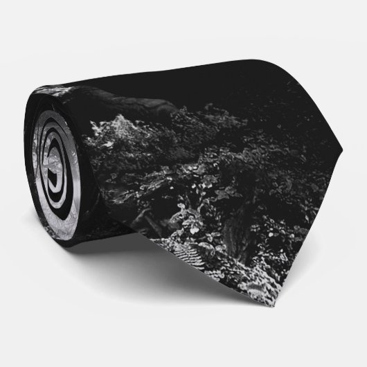 T-rex-aanval Stropdas (Opgerold)