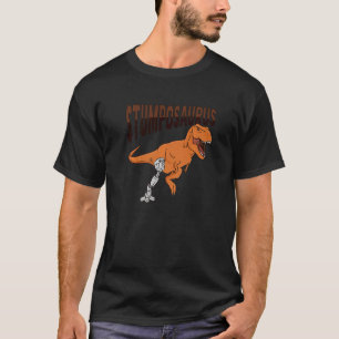 T Rex Amputee Joke Leg Prosthetic Dinosaur voor ee T-shirt