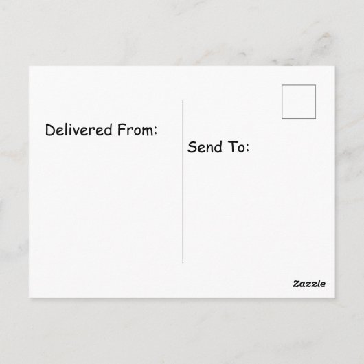 T-rex bijt op het cijfer 2 briefkaart (Achterkant)