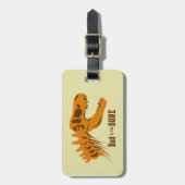 T-Rex-Botten Bagagelabel (Voorkant verticaal)