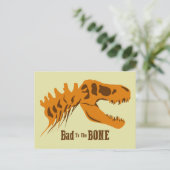 T-Rex-Botten Briefkaart (Staand voorkant)