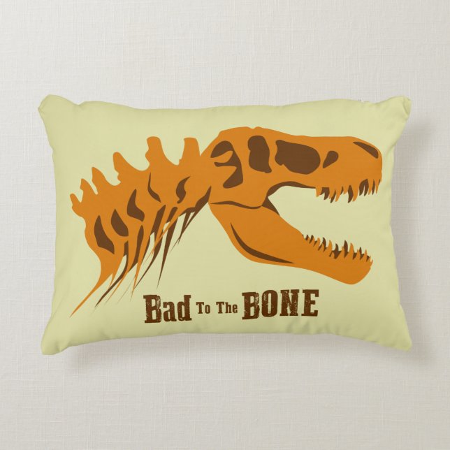 T-Rex-Botten Decoratief Kussen (Voorkant)