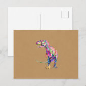 T. rex briefkaart (Voorkant / Achterkant)