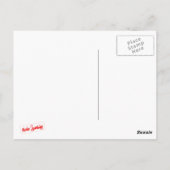 T-Rex-Briefkaart Briefkaart (Achterkant)