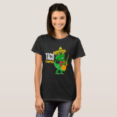 T Rex Cinco De Mayo Dinosaur Tacosaurus Guitar Som T-shirt (Voorkant volledig)