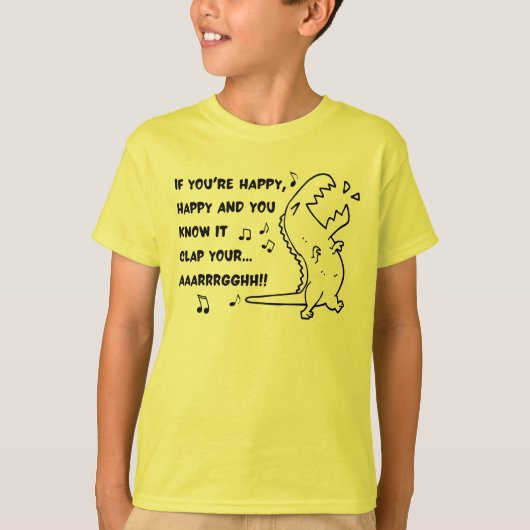 T REX CLAP HAND T-SHIRT (Voorkant)