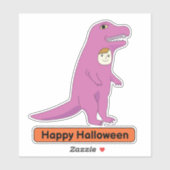 T-rex costume enfant Sticker (Feuille)