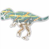 T-Rex de leeftijd van dinosauriërs Sticker (Voorkant)