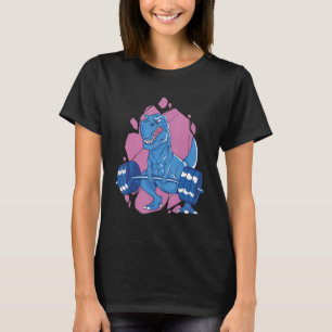 T rex Deadlift Weightlift Dino Dinosaur Gym T-shirt