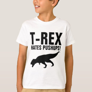 T-REX DÉTESTE LES TRACTIONS! T-shirts drôles