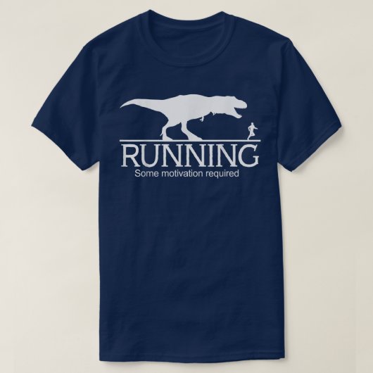T-Rex die wat motivatie in werking stelt vereiste  T-shirt (Design voorkant)
