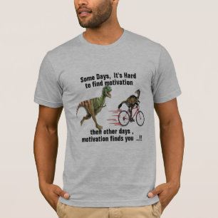 t-rex dinasaurs grappige motivatie Tyrannosaurus R T-shirt