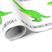 T-Rex-dinomiet Cadeaupapier (Rol Hoek)
