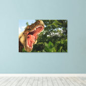 T Rex Dinosaur Art Toile murale (Insitu (Plancher de Bois))