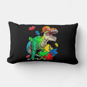 T Rex Dinosaur Autism Awareness Puzzle Piece Gifte Kussen