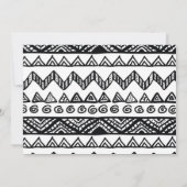 T-Rex Dinosaur avec Casquette de fête Invitation d (Dos)