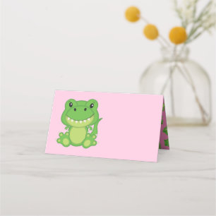 T-Rex Dinosaur Baby shower Roze