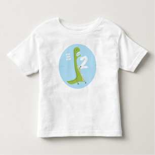 T-Rex Dinosaur Birthday Shirt 2e verjaardag
