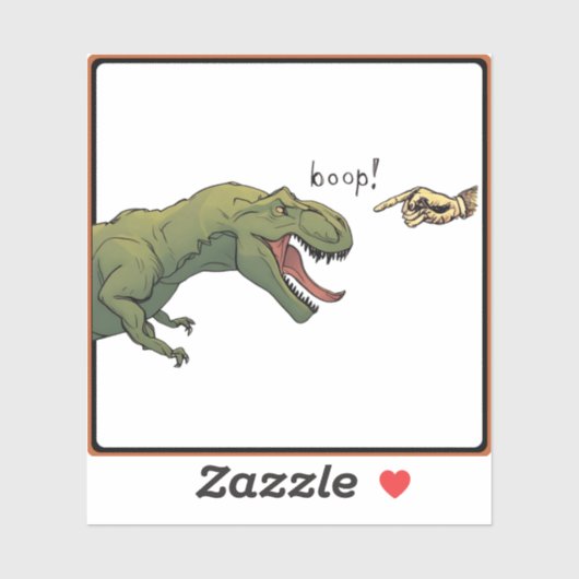T-Rex Dinosaur Boop Tyrannosaurus sticker (Vel)