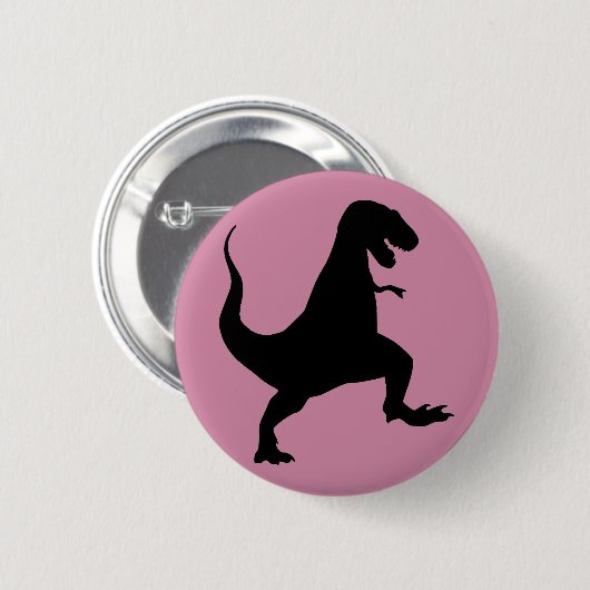 T-Rex Dinosaur Button (Voorkant /achterkant)