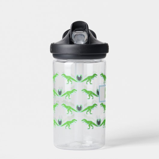 T Rex Dinosaur Custom Waterfles (Voorkant)