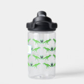 T Rex Dinosaur Custom Waterfles (Achterkant)