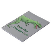 T-Rex Dinosaur École Carnet Spiral (Côté gauche)