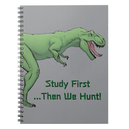 T-Rex Dinosaur École Carnet Spiral (Devant)
