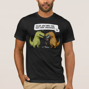 T-Rex Dinosaur. Eet je de laatste Unicorn? T-shirt