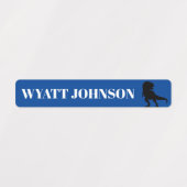 T-REX Dinosaur Étiquette du nom des enfants (Design 1)