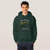 T-Rex Dinosaur Feed Me Mannen-sweatshirt hoodie (Voorkant volledig)