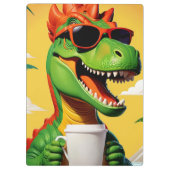 T-Rex Dinosaur Grappig  Klembord (Achterkant)