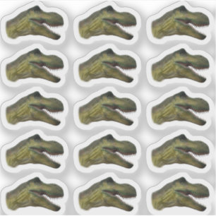 T-Rex Dinosaur Hoofd - Jurassic Prehistorische Par Sticker