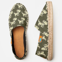 T Rex Dinosaur Jaune Toile Afridrilles Chaussures