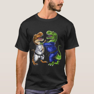 T-Rex Dinosaur Jiu-Jitsu Worstelaars T-shirt