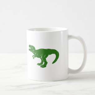 T rex dinosaur - Kies achtergrondkleur Koffiemok