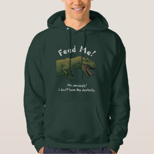T-Rex Dinosaur Me nourrir Homme sweatshirt sweat -