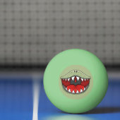 T-rex Dinosaur Mond Kinder Cartoon Pingpongballen (Net)