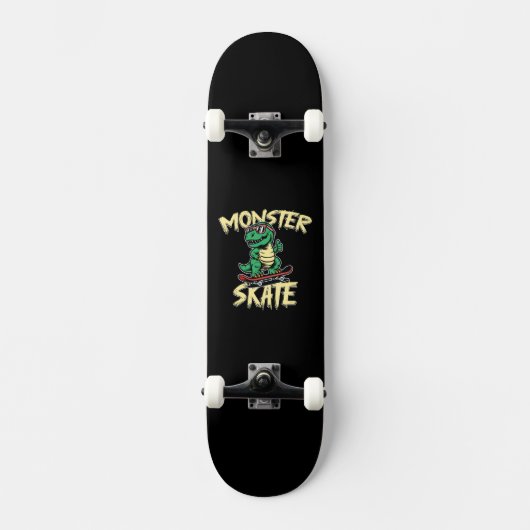 T-Rex Dinosaur Monster Schaats Skateboard (Voorkant)