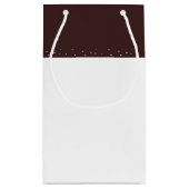 T Rex Dinosaur Party Children's Birthday Klein Cadeauzakje (Achterkant)