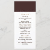 T Rex Dinosaur Party Menu d'anniversaire pour enfa (Dos)