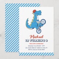 T-Rex Dinosaur Ride Bicycle Kinder jongens Birthda